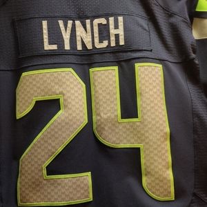 LYNCH Nike NFL Jersey Mens Sz 60 #24 BEAST MODE
